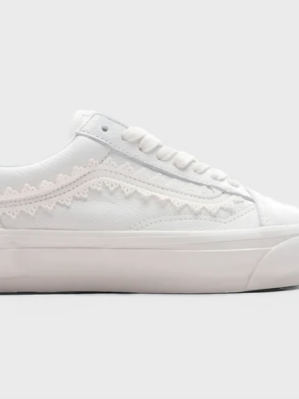 Vans Premium Old Skool Chou Chou Marshmallow Lace-Trim Sneaker - Women